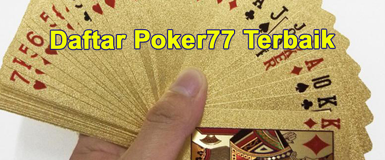 daftar poker77 terbaik